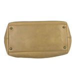Chanel Turnlock CC Tan Leather Tote 2002