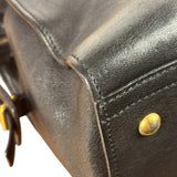 YSL Black Leather Cabas Chyc 2Way