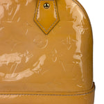 Louis Vuitton Yellow Monogram Vernis Alma BB Two-Way Bag