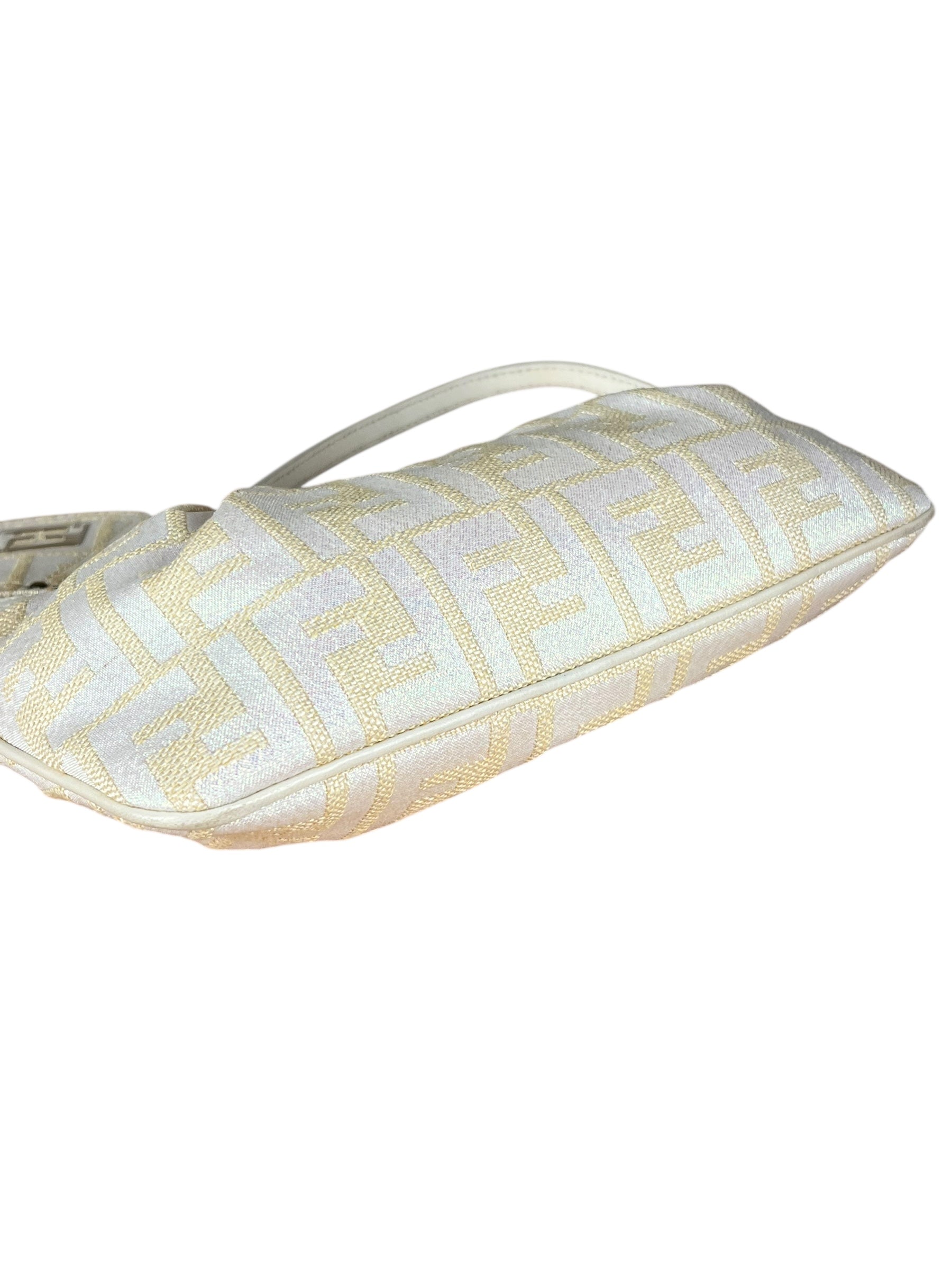 Fendi Sparkle Zucca Pochette Shoulder Bag