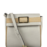 Salvatore Ferragamo Vintage Cream Vara Leather Crossbody Shoulder Bag