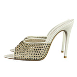 YSL Crystal Blonde Mules 37.5