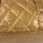 Chanel Gold Quilted Lambskin Lady Braid Flap Bag 2005