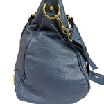 Balenciaga Mist Blue Leather Sunday City Bag