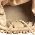 Bottega Veneta Beige Leather Kraft Paper Mini Pouch