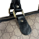 Gucci Beige Leather Gg Supreme Italian Flag Joy Boston Bag