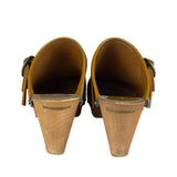 Isabel Marant Camel Brown Marant Titya Leather Clog (Footwear)