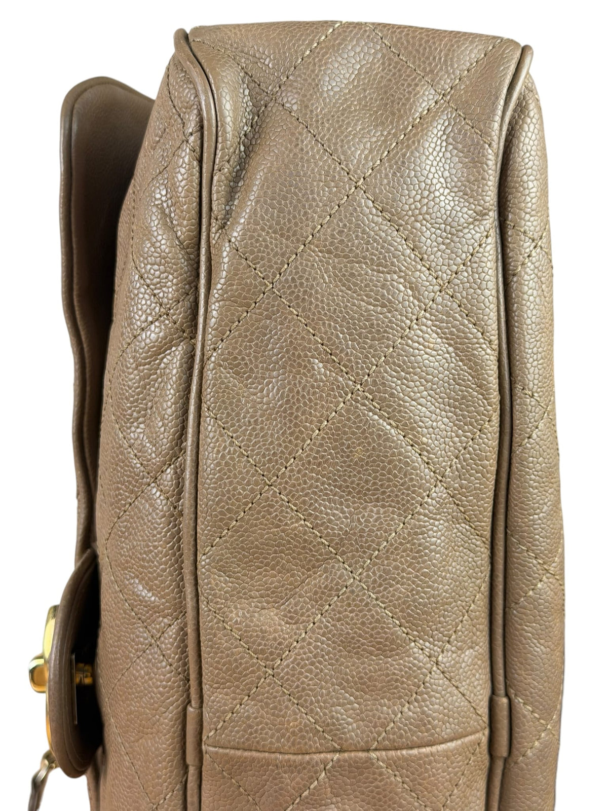 Chanel Brown Caviar Jumbo Easy Flap 2012