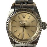 Rolex Oyster Perpetual 67194 Silver Stick Dial 1995