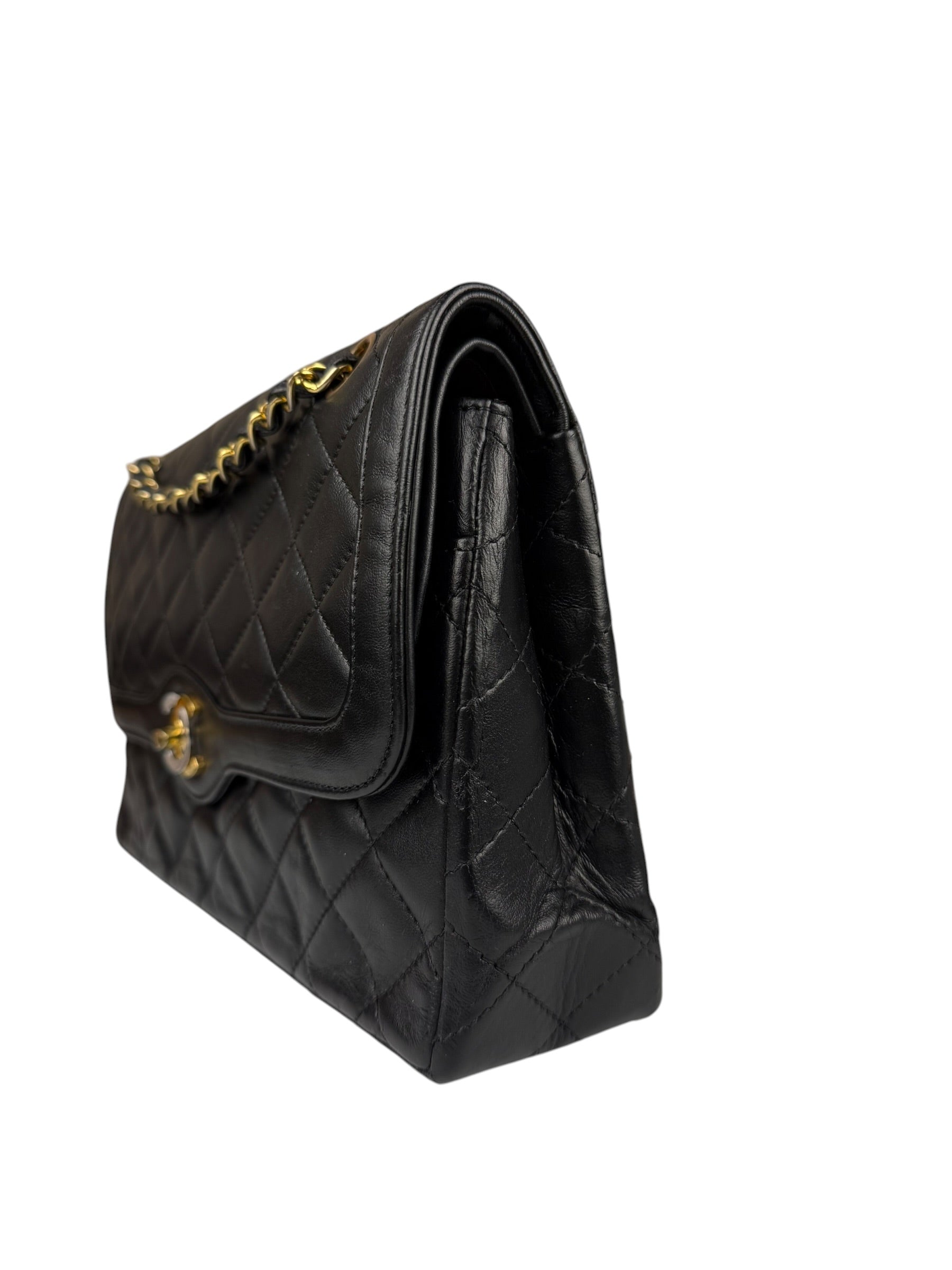 Chanel Paris Matelasse Lambskin Quilted Flap 1994
