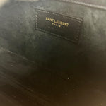 Saint Laurent Le 5 à 7 Smooth Leather Handbag Black