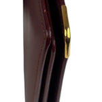 Cartier Vintage Burgundy Leather Wallet