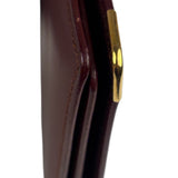 Cartier Vintage Burgundy Leather Wallet