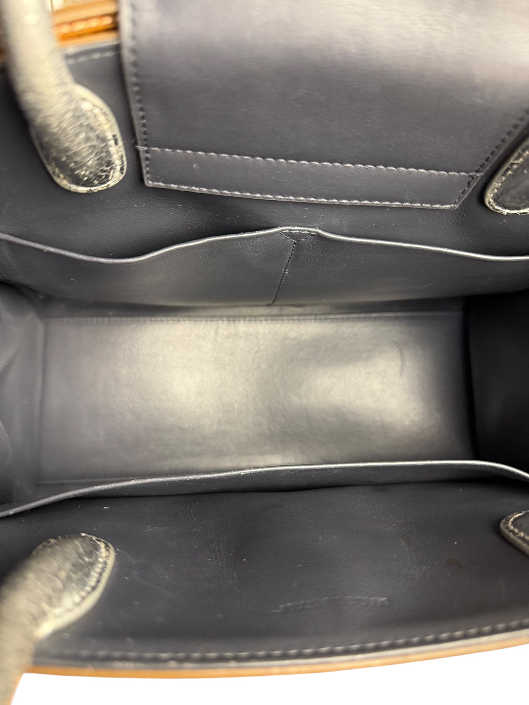 Christian Dior Diorever Gold Leather 2Way Handbag