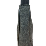Prada Charcoal Gray Wool Sport Mini Hobo Bag