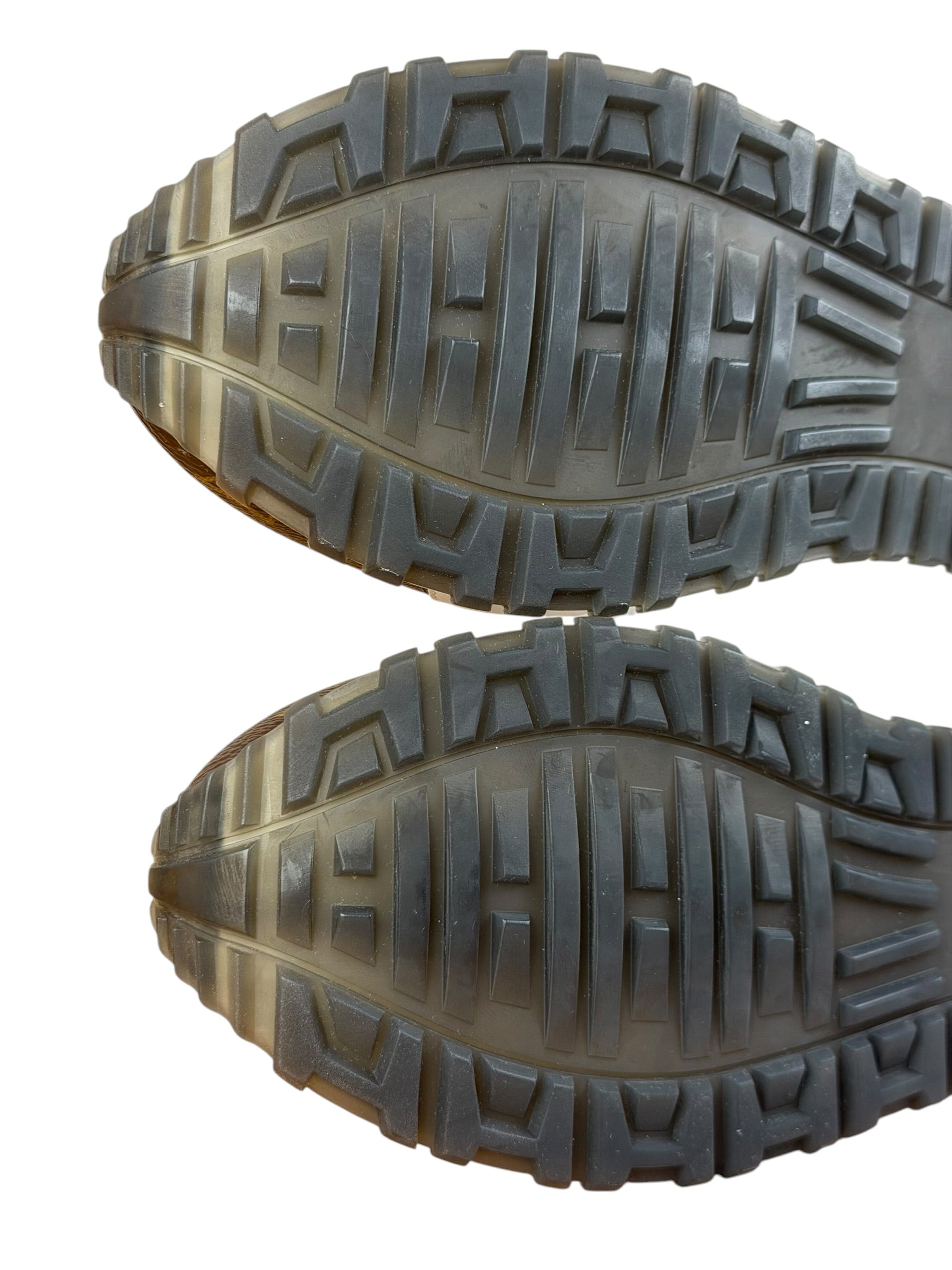 Louis Vuitton White/Brown Run Away Sneakers