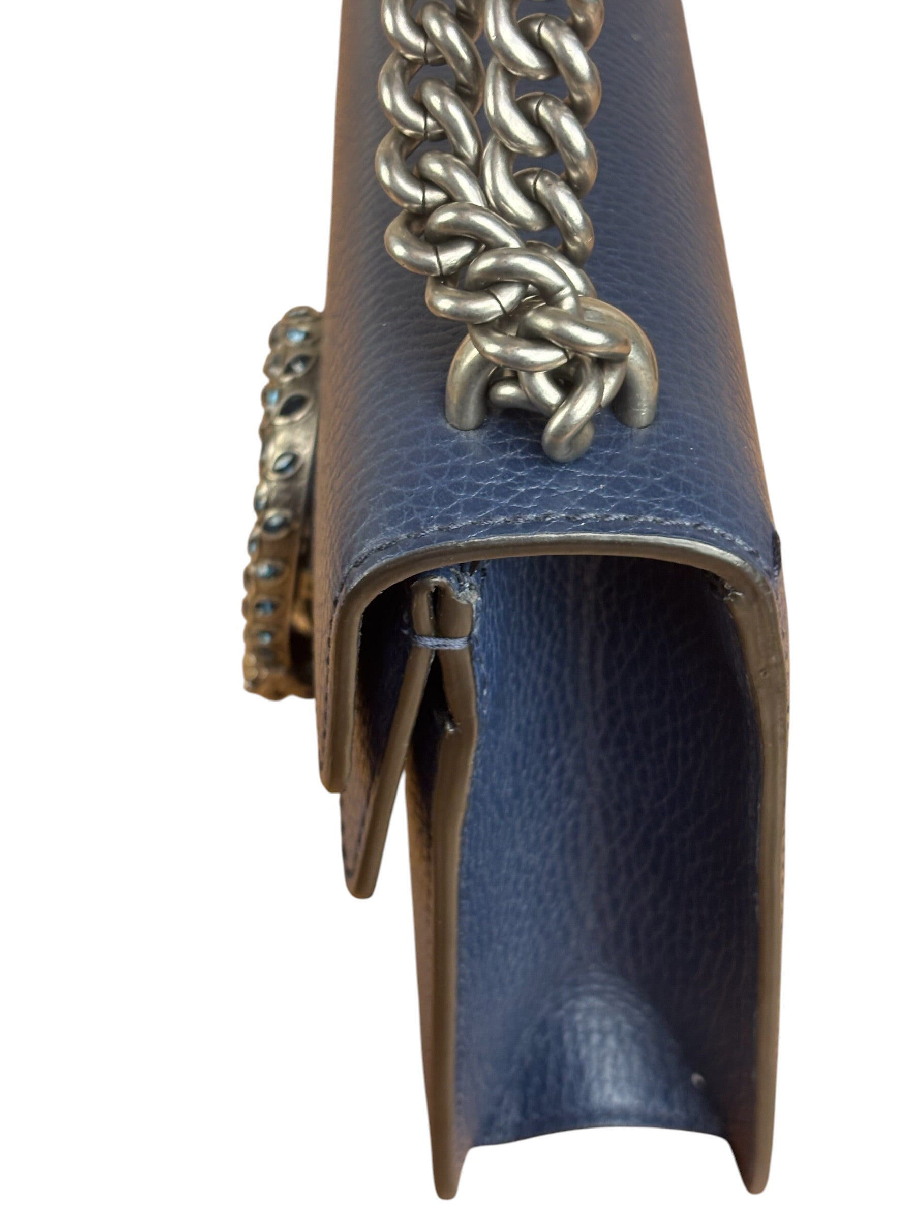 Gucci Navy Blue Dionysus Shoulder Bag