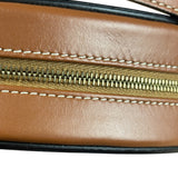 Celine Cuir Triomphe Oval Crossbody Brown