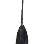 Prada Black Pebbled Leather Pochette