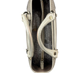 Celine Beige Leather Trim Macadam Boogie Tote