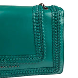 Bvlgari Green Leather Serpenti Forever Shoulder Bag