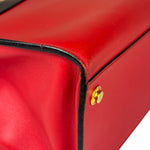 Louis Vuitton Red Leather City Steamer Handbag MM