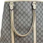 Gucci Beige GG Supreme Monogram Joy Vertical Tote Bag