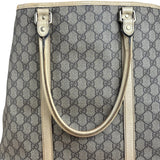 Gucci Beige GG Supreme Monogram Joy Vertical Tote Bag