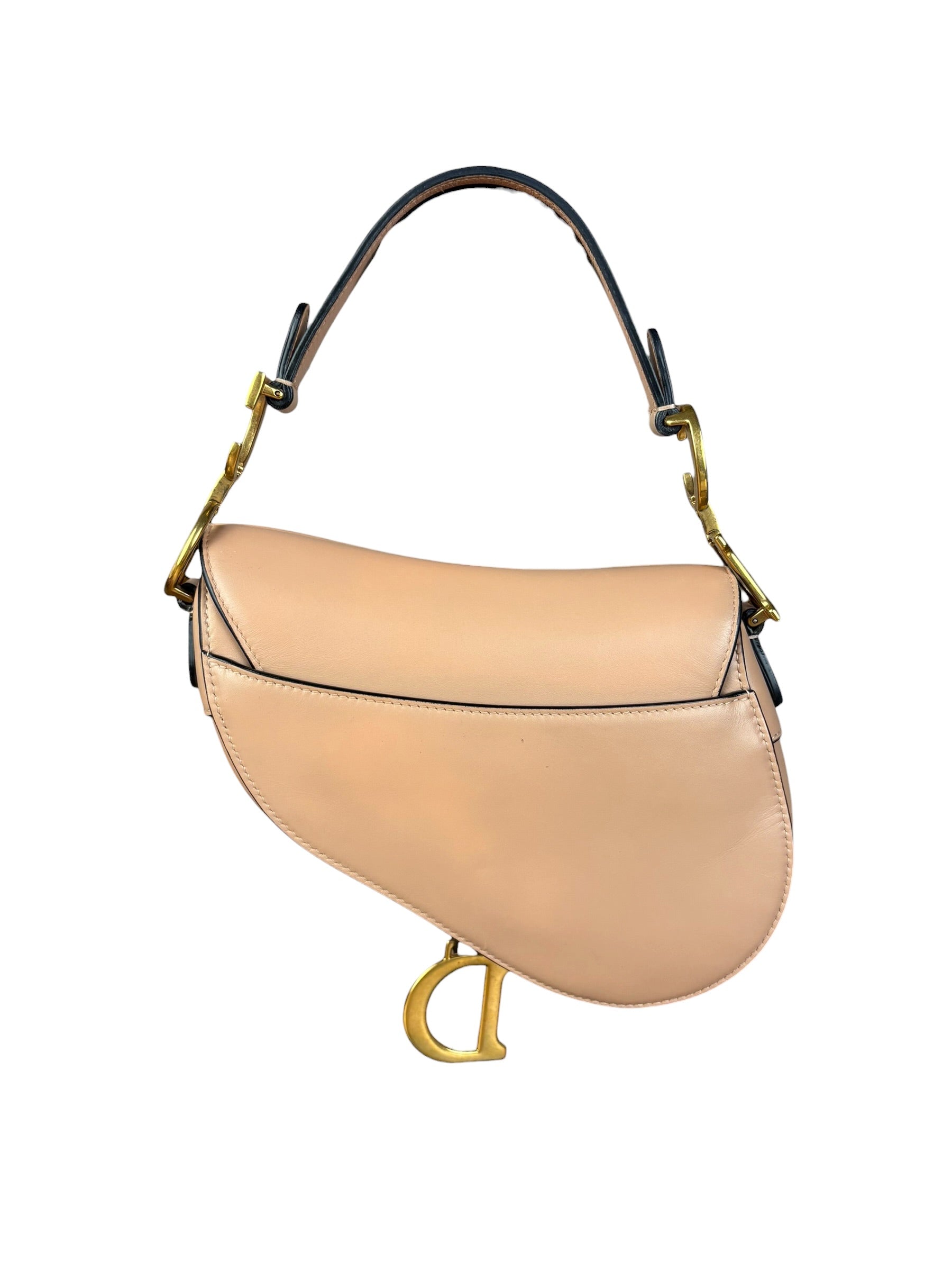 Christian Dior Blush Pink Mini Saddle Bag