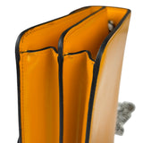 Gucci Orange GG Polished Leather Shoulder Bag