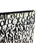 Dolce & Gabbana Graffiti Clutch White