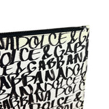 Dolce & Gabbana Graffiti Clutch White