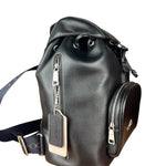 Coach Leather Pace Backpack Black