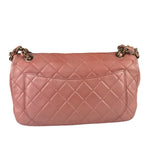 Chanel Pink Quilted Lambskin Timeless Chain Shoulder Bag 2010