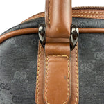 Gucci Vintage Micro GG Black/Brown Supreme Satchel Hand Bag