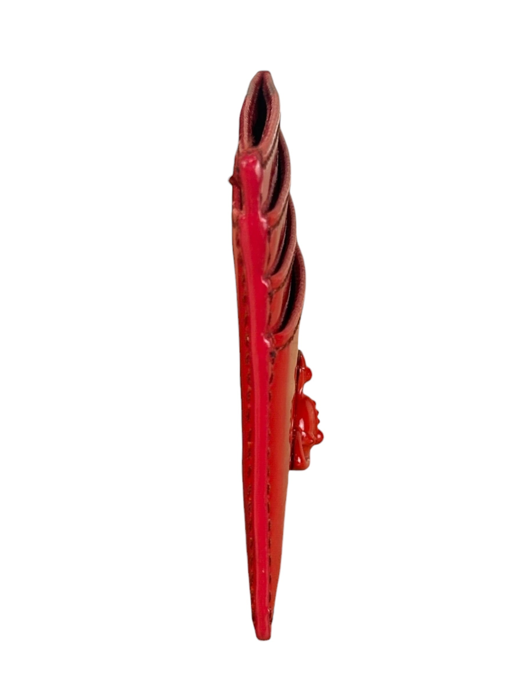 Vivienne Westwood Red Debossed Orb Card Holder