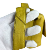 Chanel CC 1997 Chartreuse Leather Flap Shoulder Bag