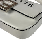 Fendi x Marc Jacobs White Leather Mini Baguette
