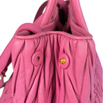 Miu Miu Pink Nappa Leather 2Way Tote Bag