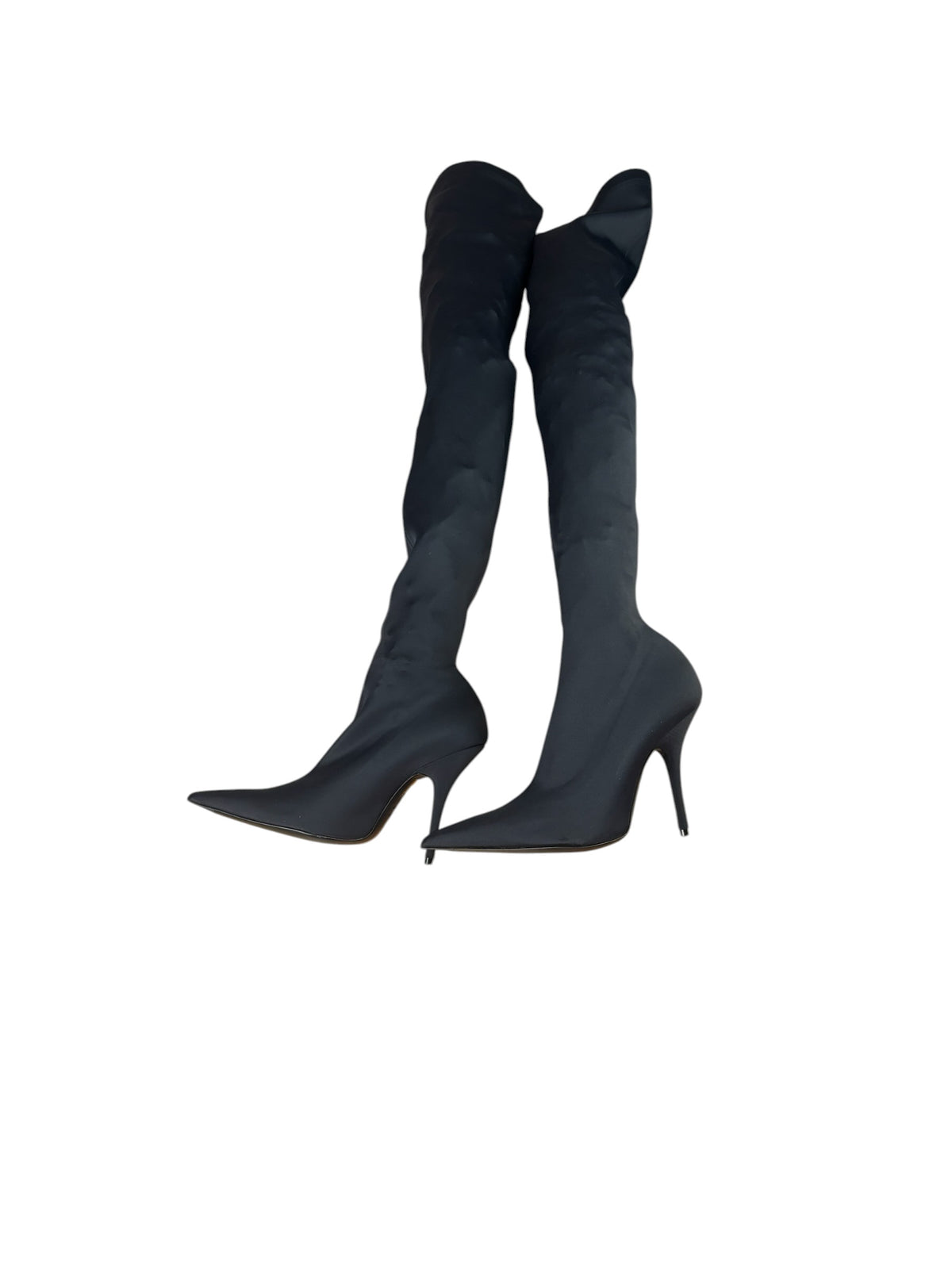 Balenciaga Knife Cuiss Spandex Heels (36)