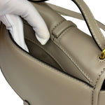 Fendi Dove Gray Leather C'mon Crossbody Bag