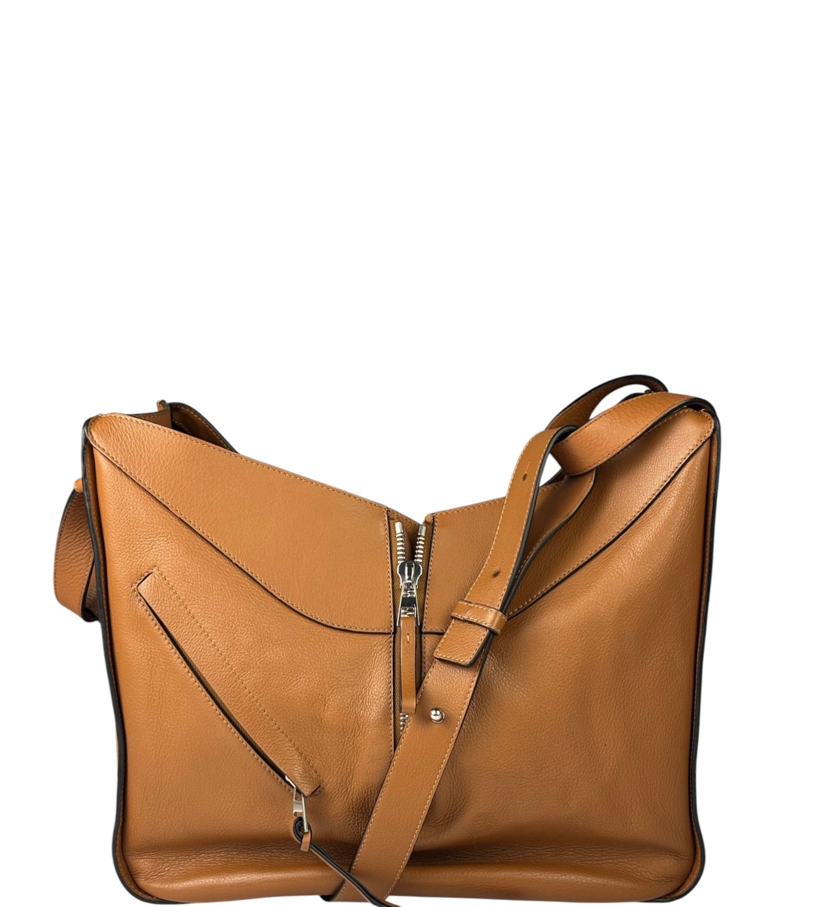 Loewe Tan Brown Calfskin Hammock Shoulder Bag