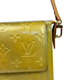 Louis Vuitton Yellow Patent Leather Vernis Mott Accessory Pouch
