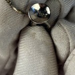 Christian Dior Off-White Bead & Nail Pendant Necklace