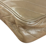 Chanel Tan Beige Chevron Leather Camera Case