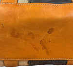 Gucci Vintage Denim Leather Trim Jackie Shoulder Bag
