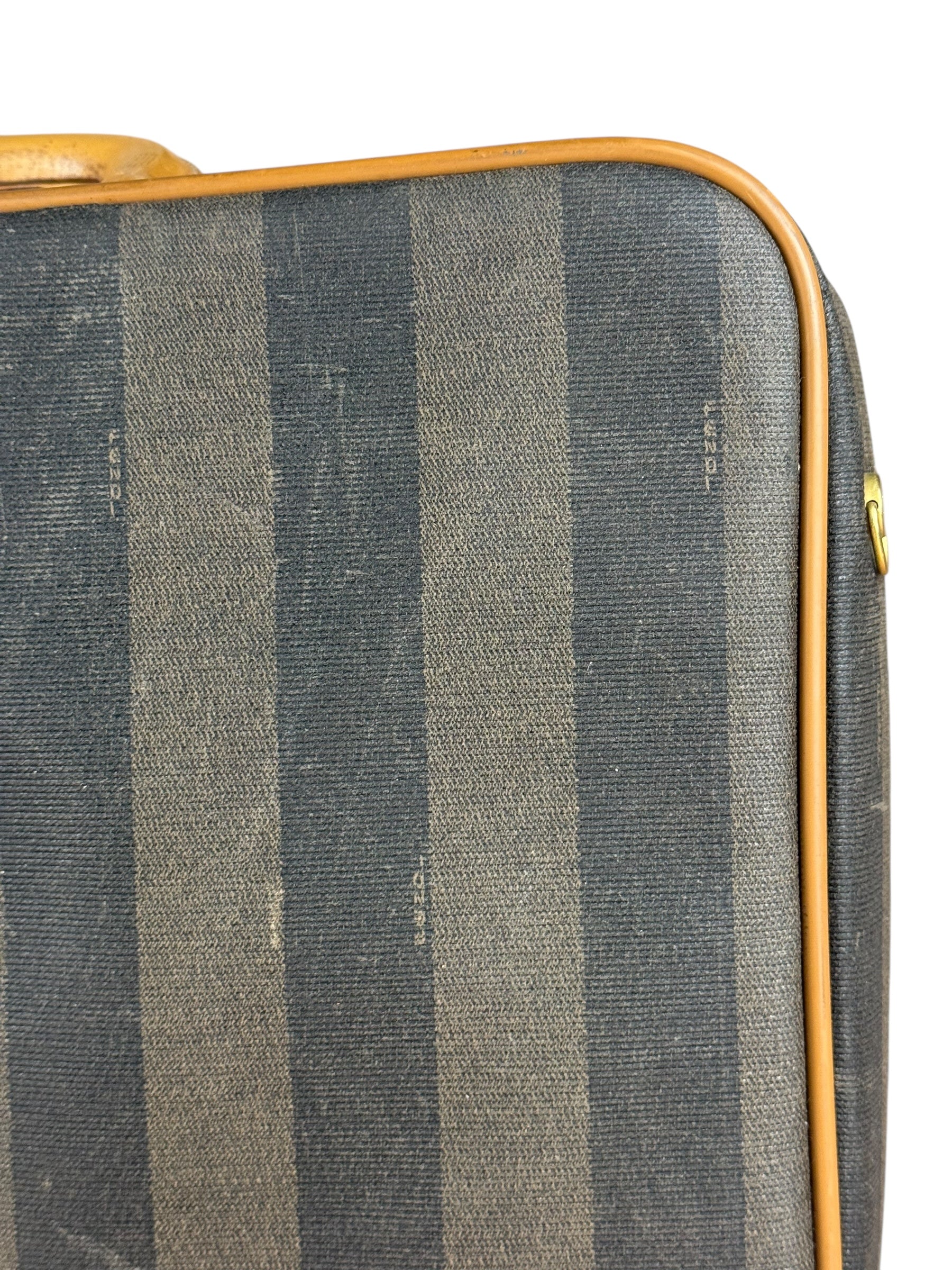 Fendi FF Vintage Striped Briefcase