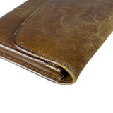 Coach Vintage Brown Leather Long Wallet