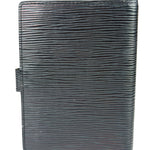 Louis Vuitton Black EPI Leather Agenda MM