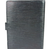 Louis Vuitton Black EPI Leather Agenda MM